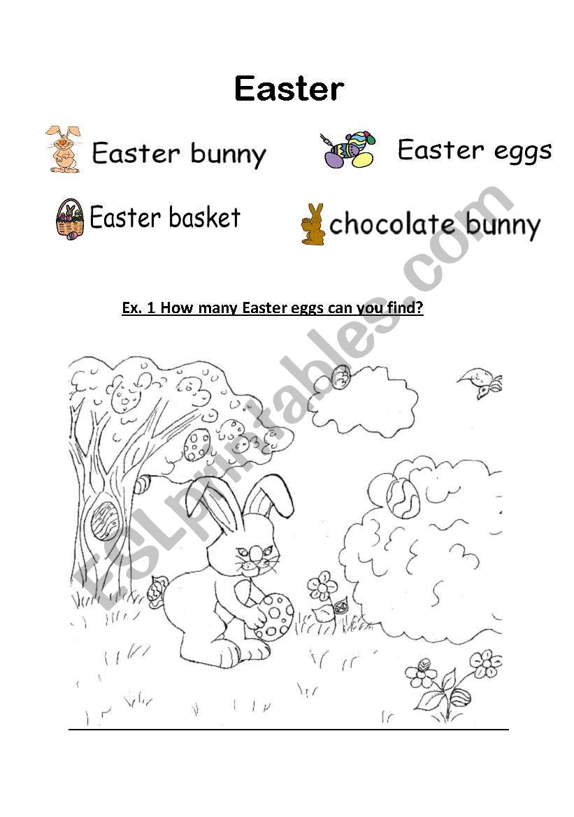 Easter worksheet