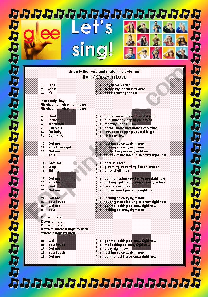 GLEE SERIES  SONGS FOR CLASS! S01E11  PART 2/2  TWO SONGS  FULLY EDITABLE WITH KEY!