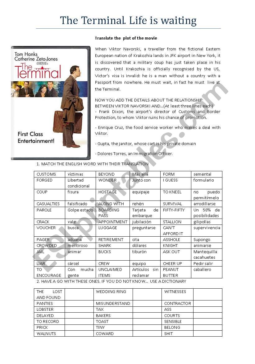 The Terminal worksheet