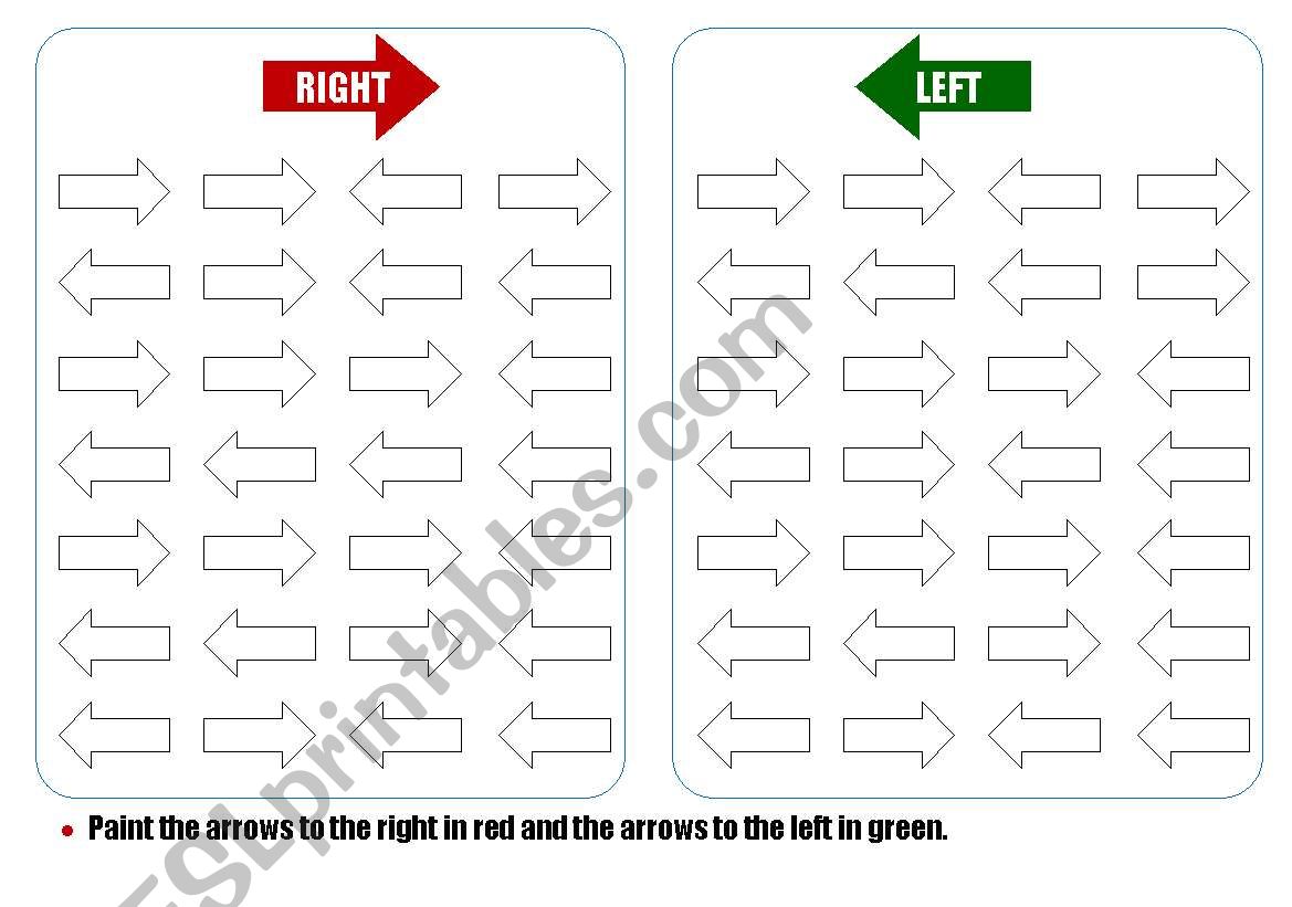 Visual Discrimination: Right & Left