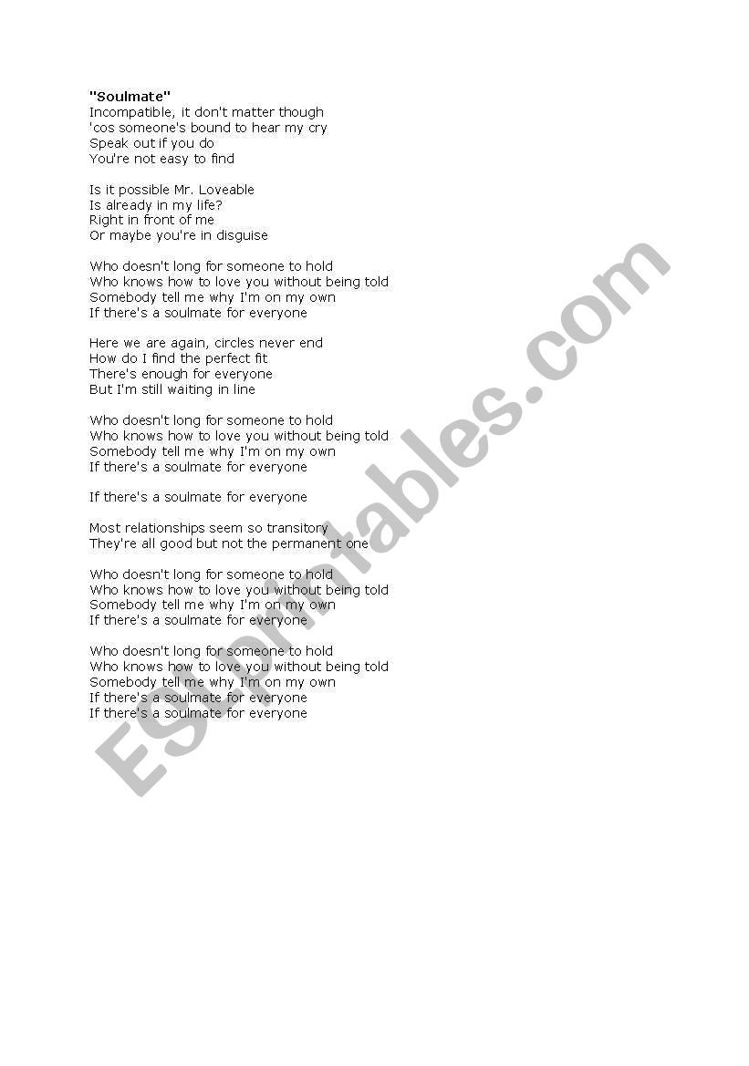 Present Tense  worksheet
