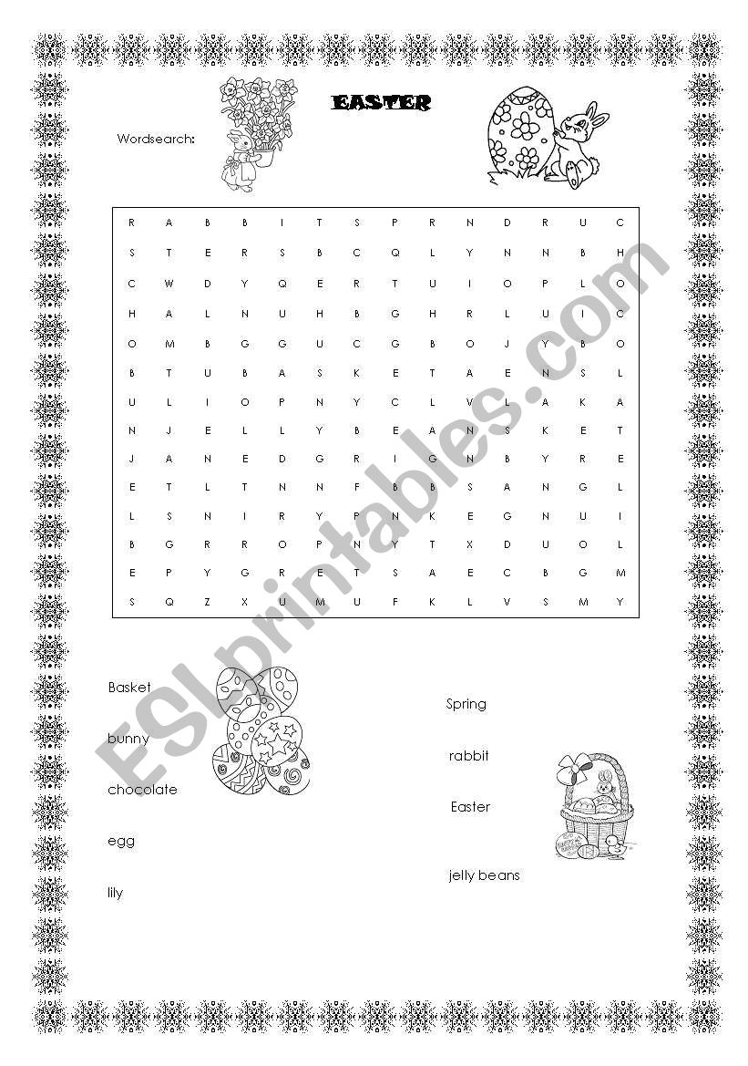 Easter worksheet