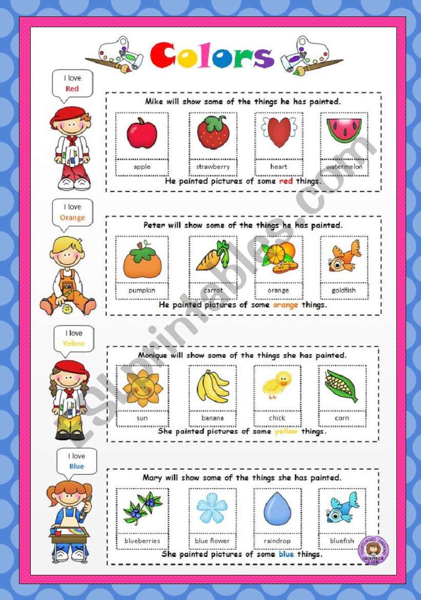 Colors 1 worksheet