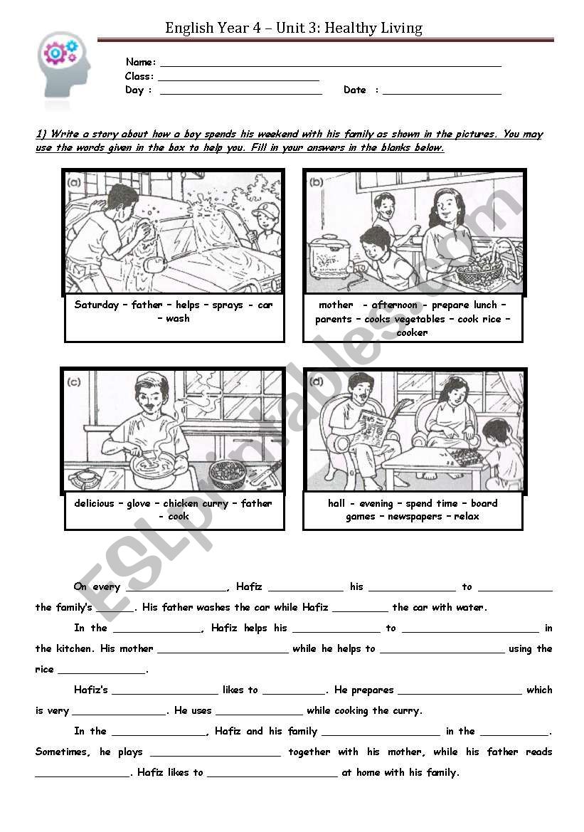 Monthly Test - Section C - Make sentences