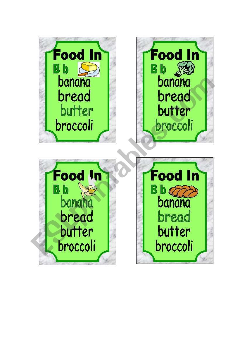 happy family - food - part 1 worksheet