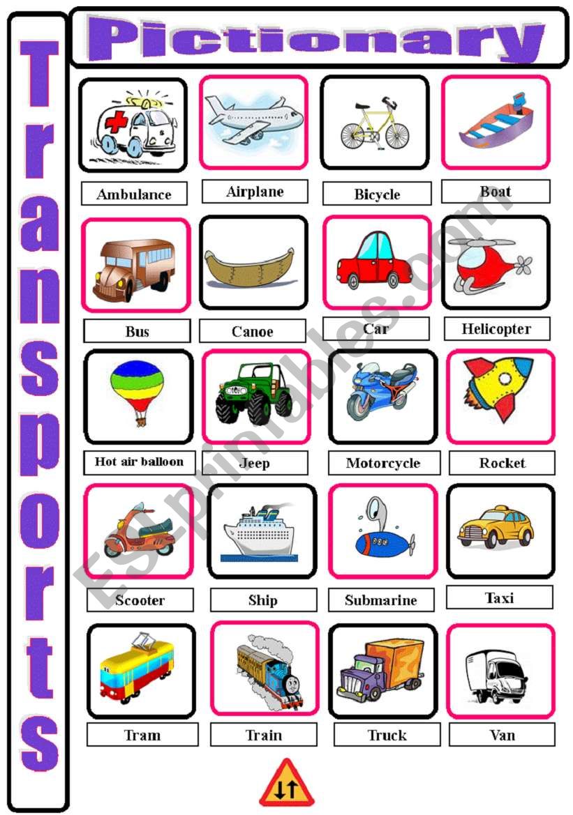 Transports  worksheet