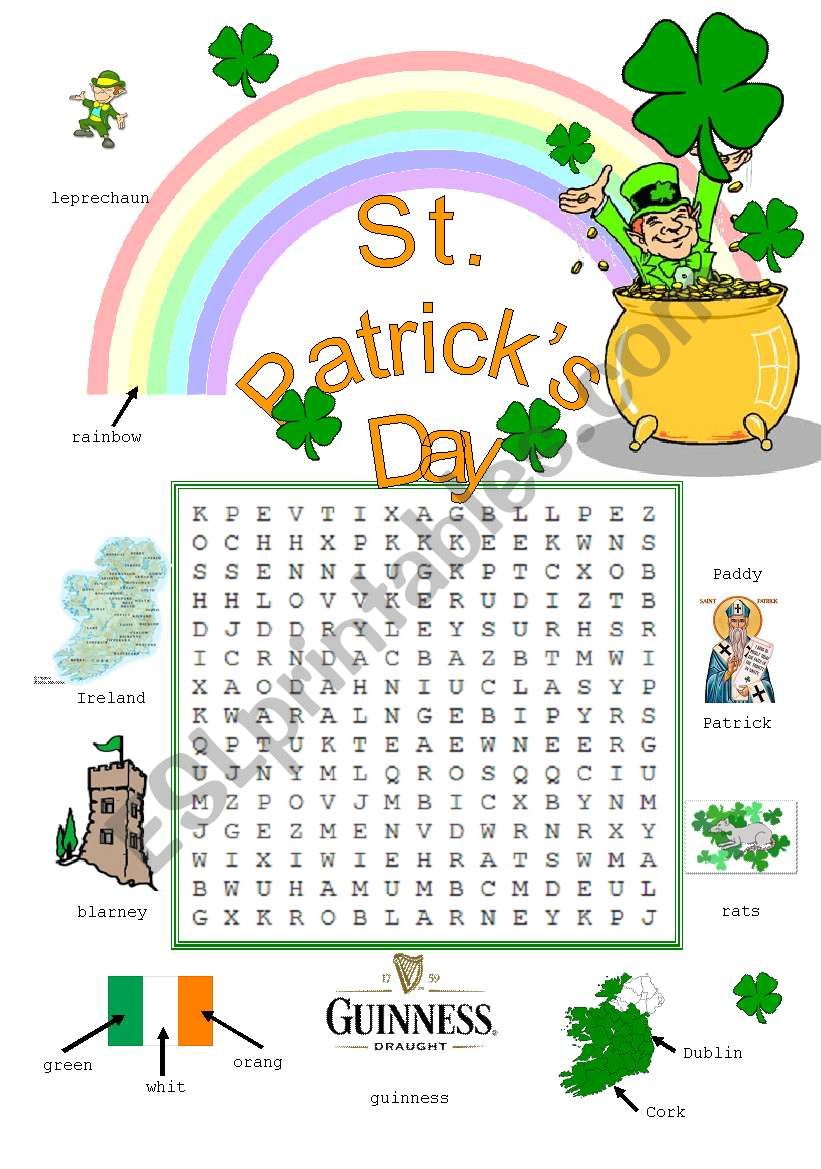 St. Patricks Day worksheet