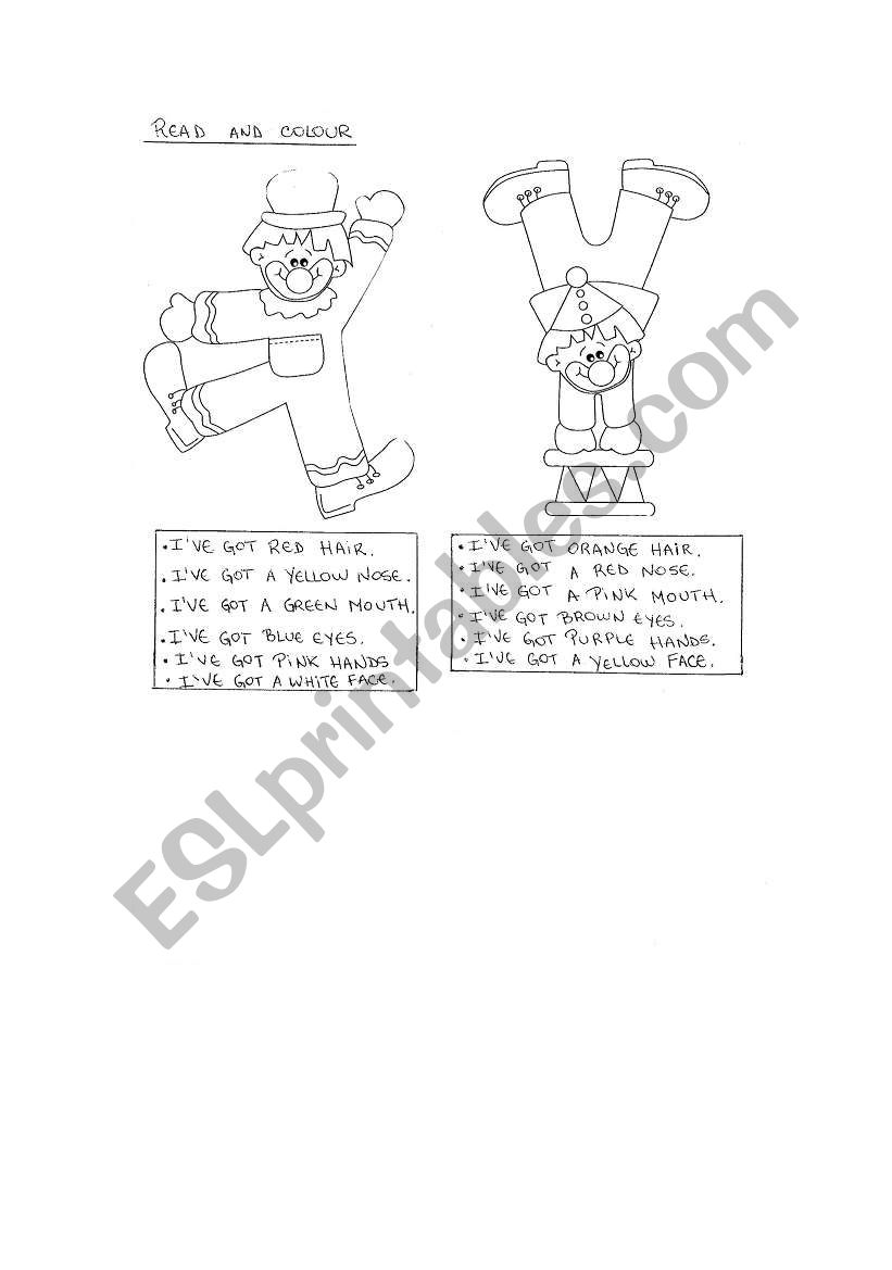 Describing people. worksheet