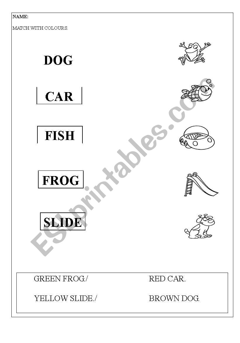 ANIMALS AND PLAYGROUND REVIEW worksheet