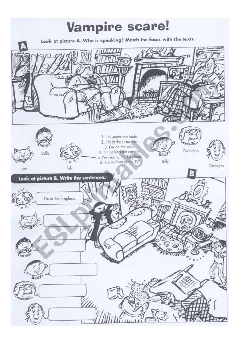 Prepositions worksheet