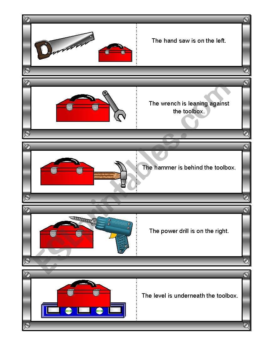 Fathers Day Preposition Dominoes Part 2 (with Memory Cards and Simple Matching Worksheets)