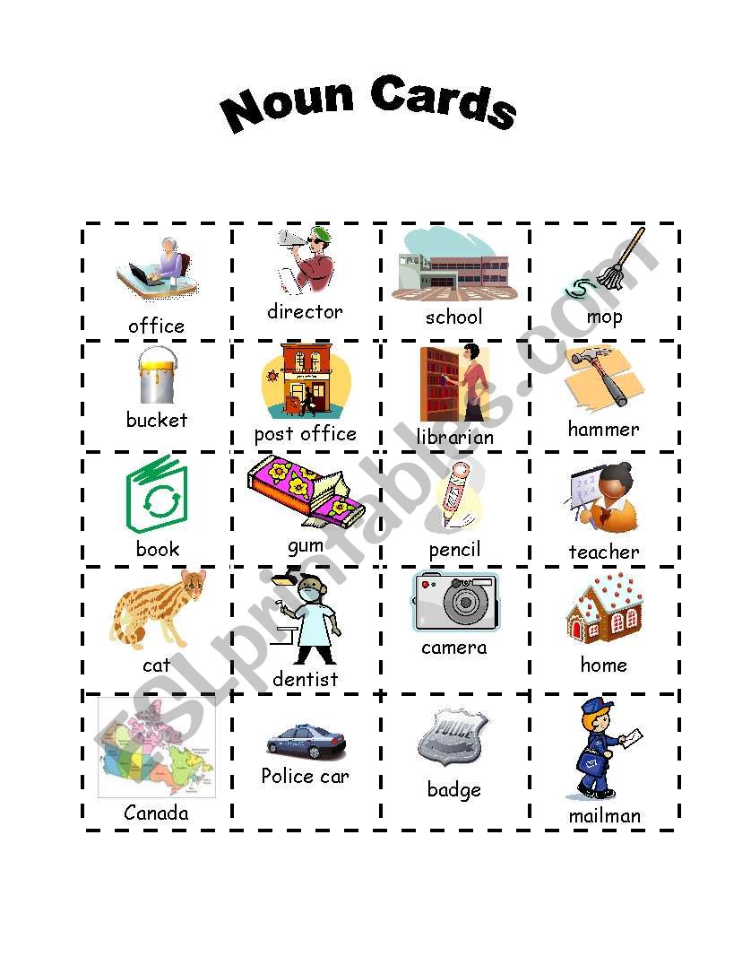 Sorting Nouns worksheet