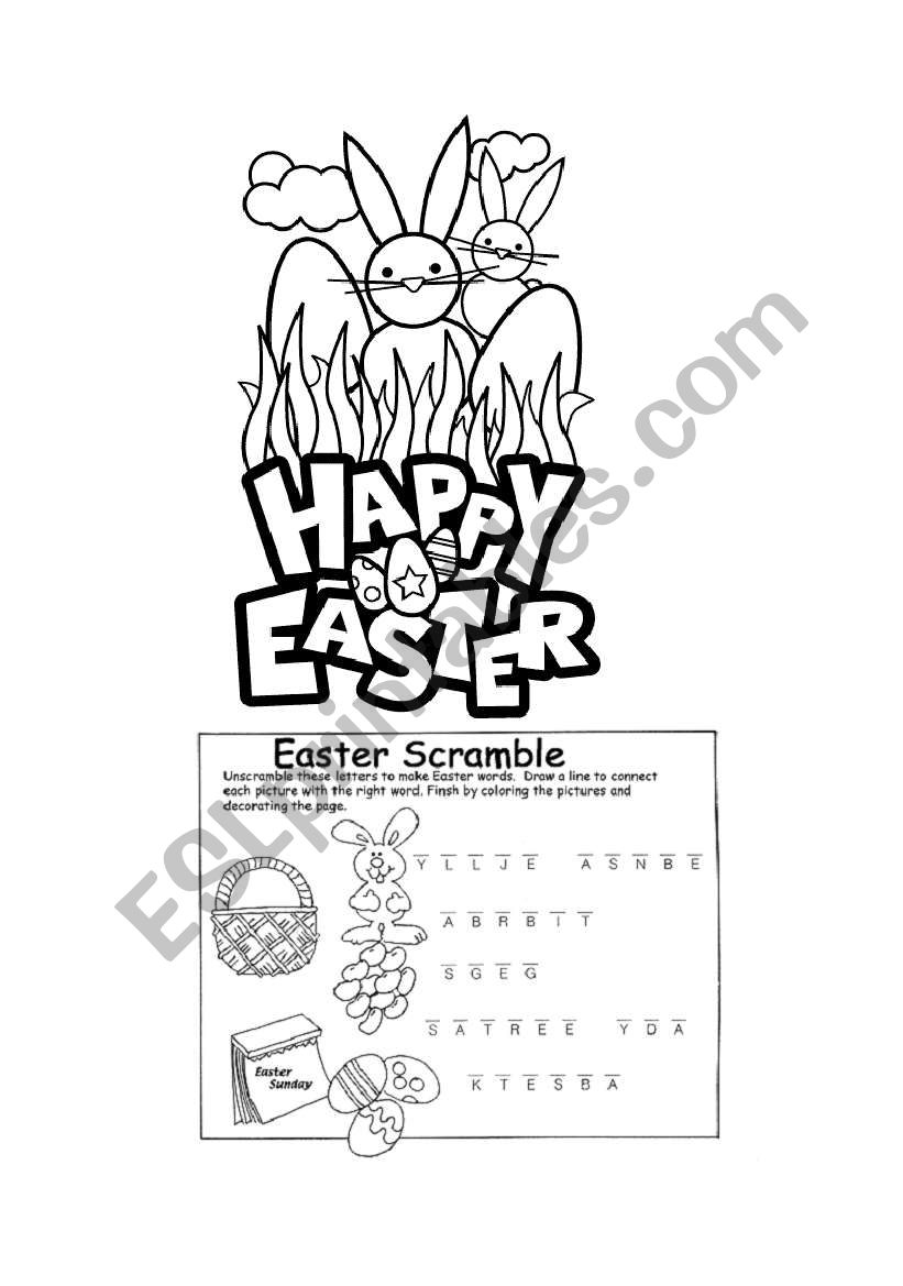 Easter worksheet