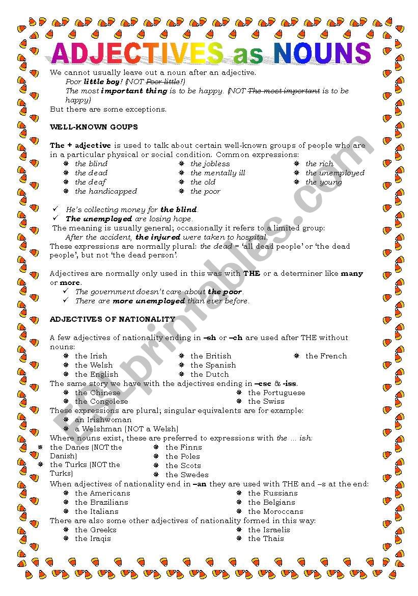 nouns-and-adjectives-suffixes-adjectives-from-nouns-english-esl