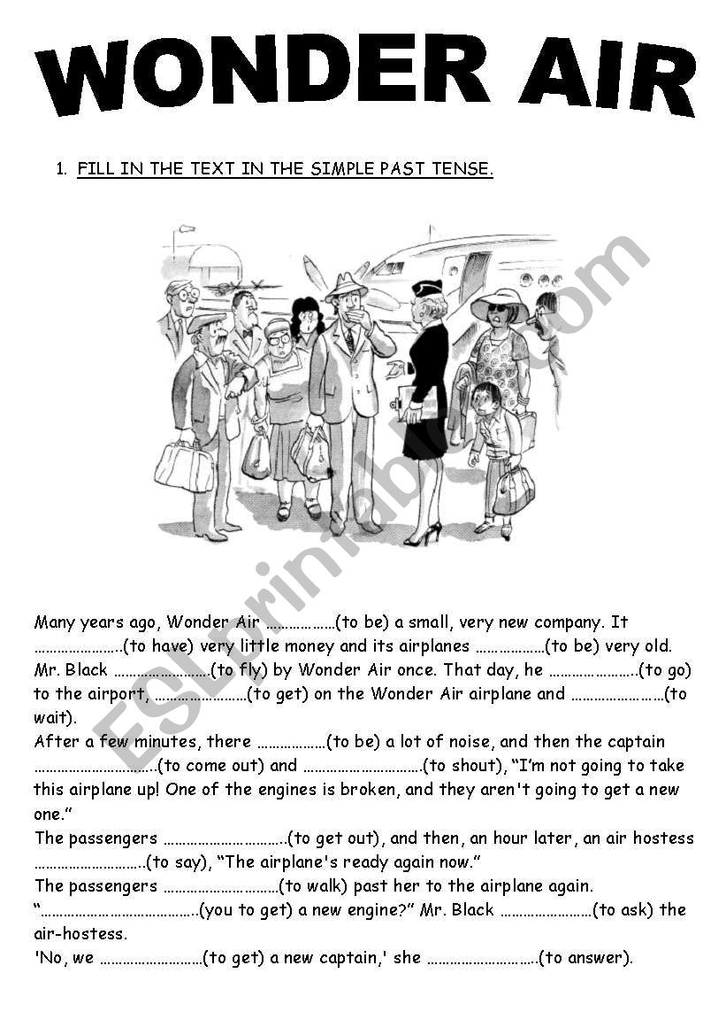 SIMPLE PAST STORY GAP FILL (PART 5)