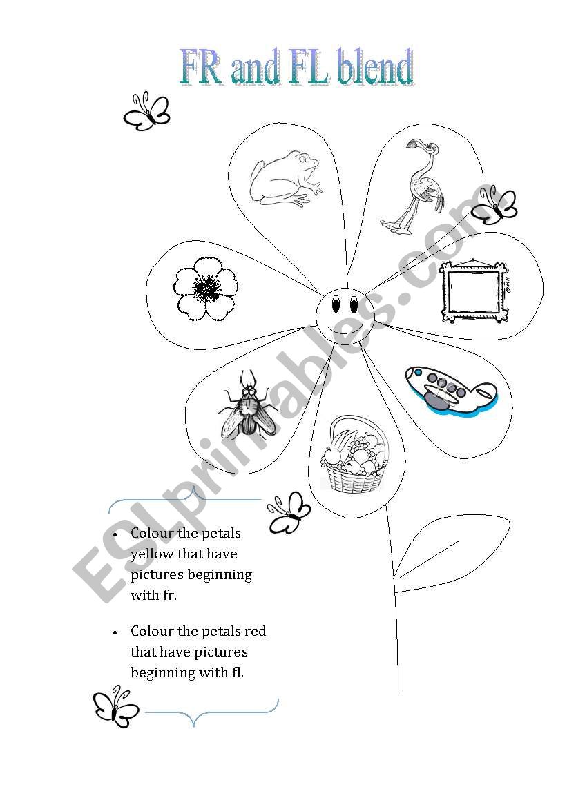 FR and FL blend worksheet