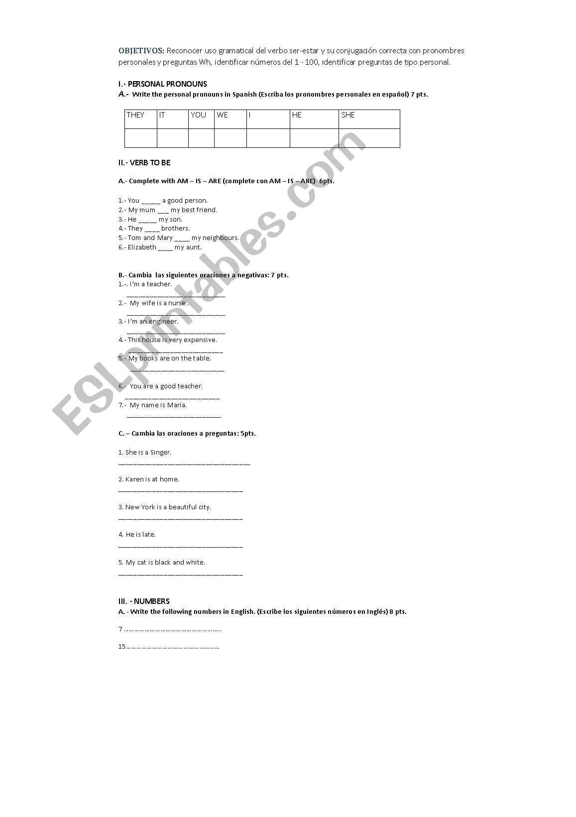 Worksheet basic english worksheet