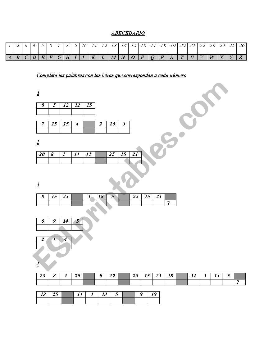 alphabet words and phrases worksheet