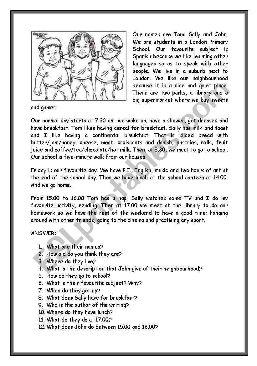 three happy childrens day esl worksheet by ingrid10