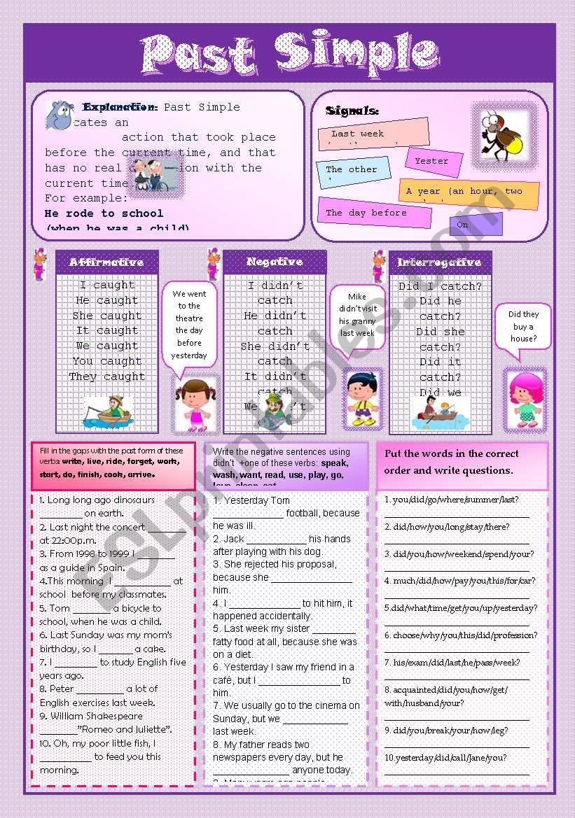 Past Simple worksheet