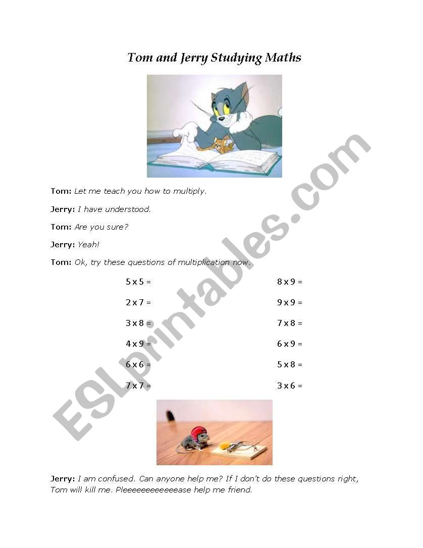 Multiplication worksheet