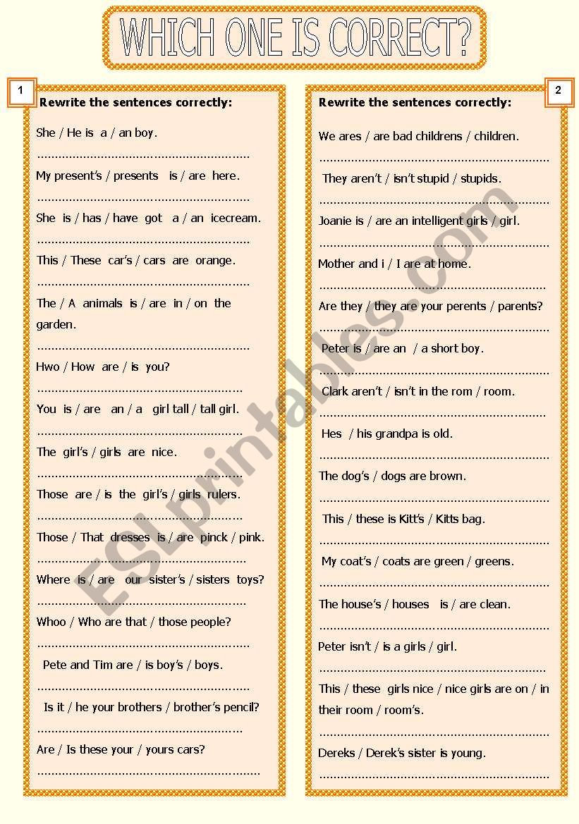 rewriting sentences worksheet