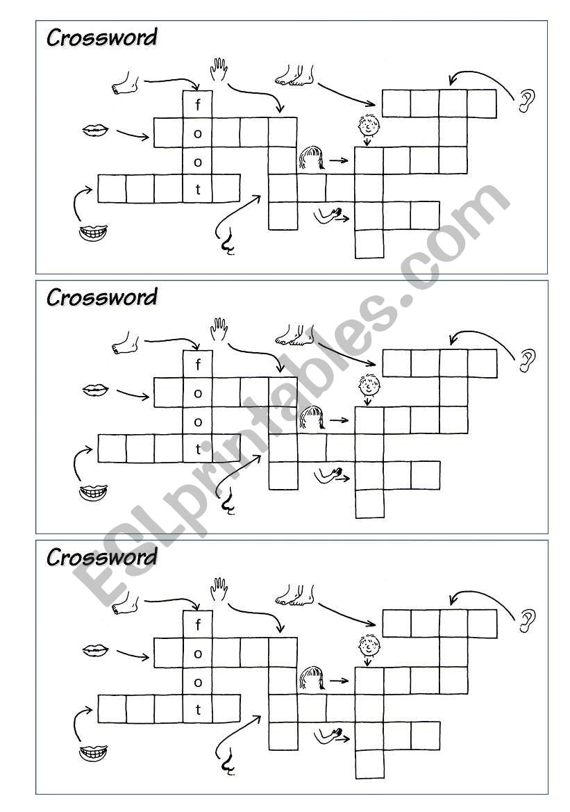 Crossword worksheet