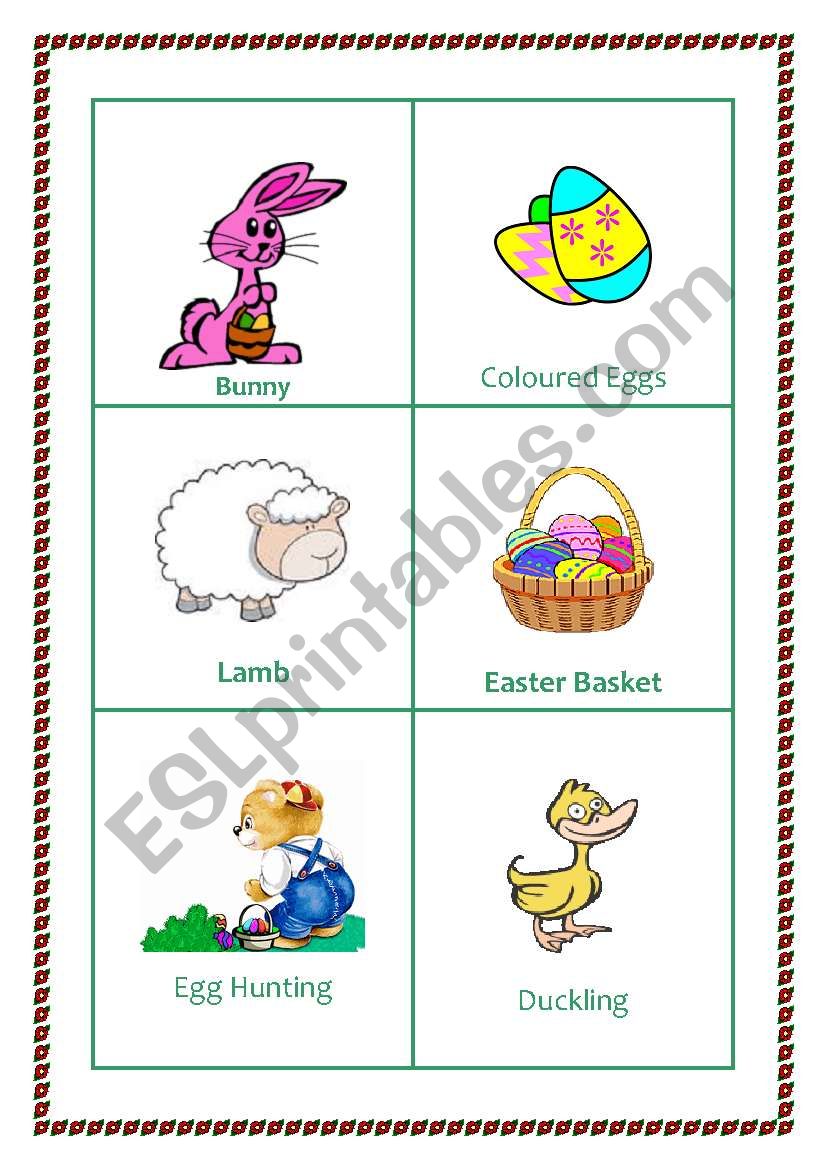  Easter picture  cards set of 12 