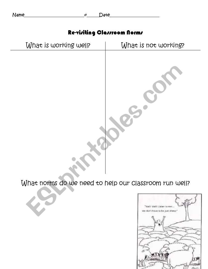 Goal Setting worksheet