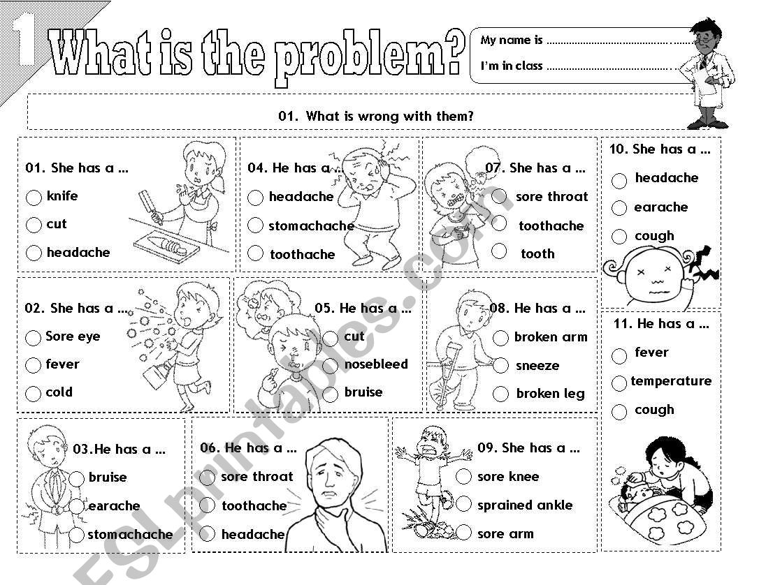 What is the problem? _ 01 worksheet