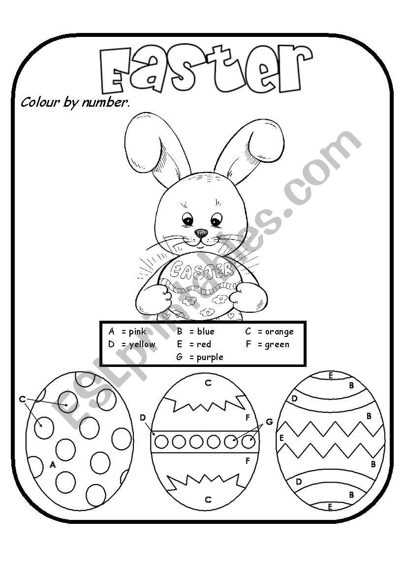 Easter worksheet