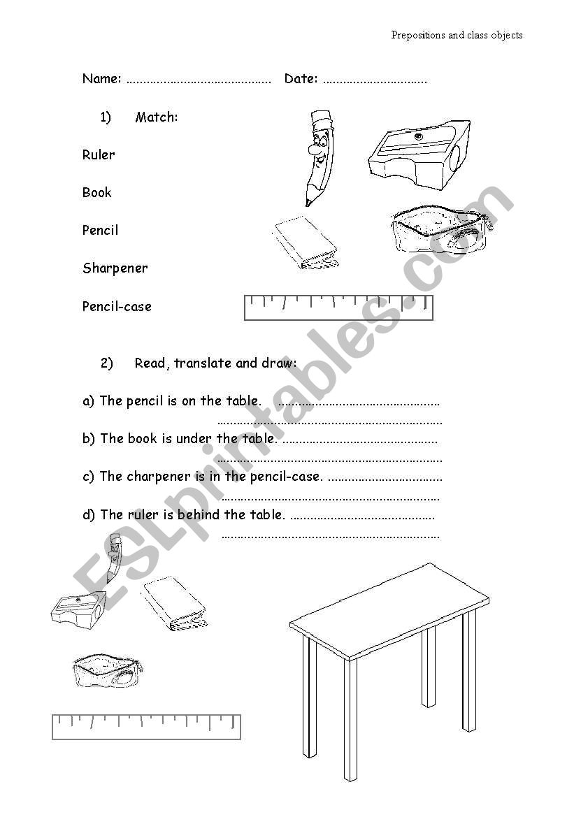 prepositions and class objects