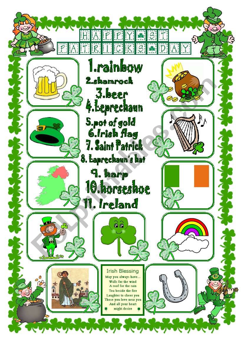 St. Patricks Day worksheet