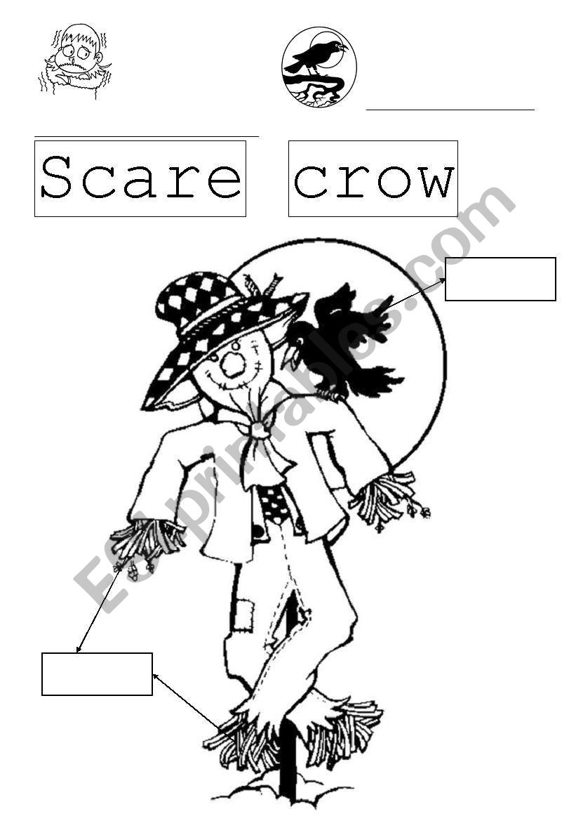 scarecrow name worksheet