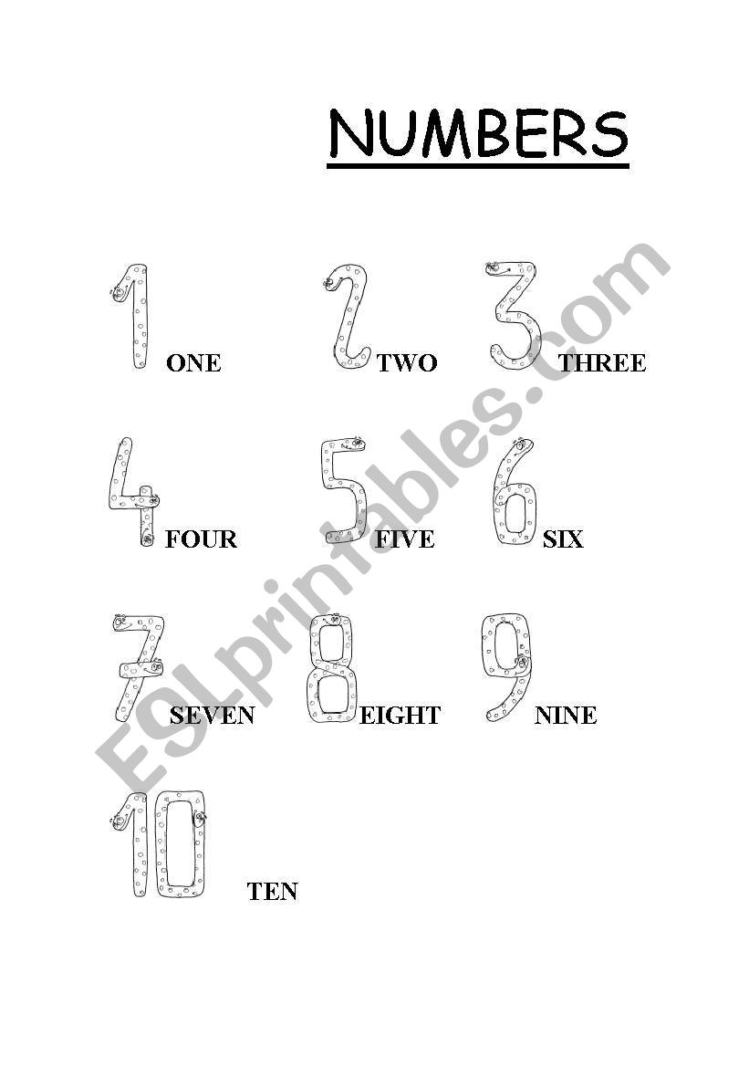 funny numbers worksheet