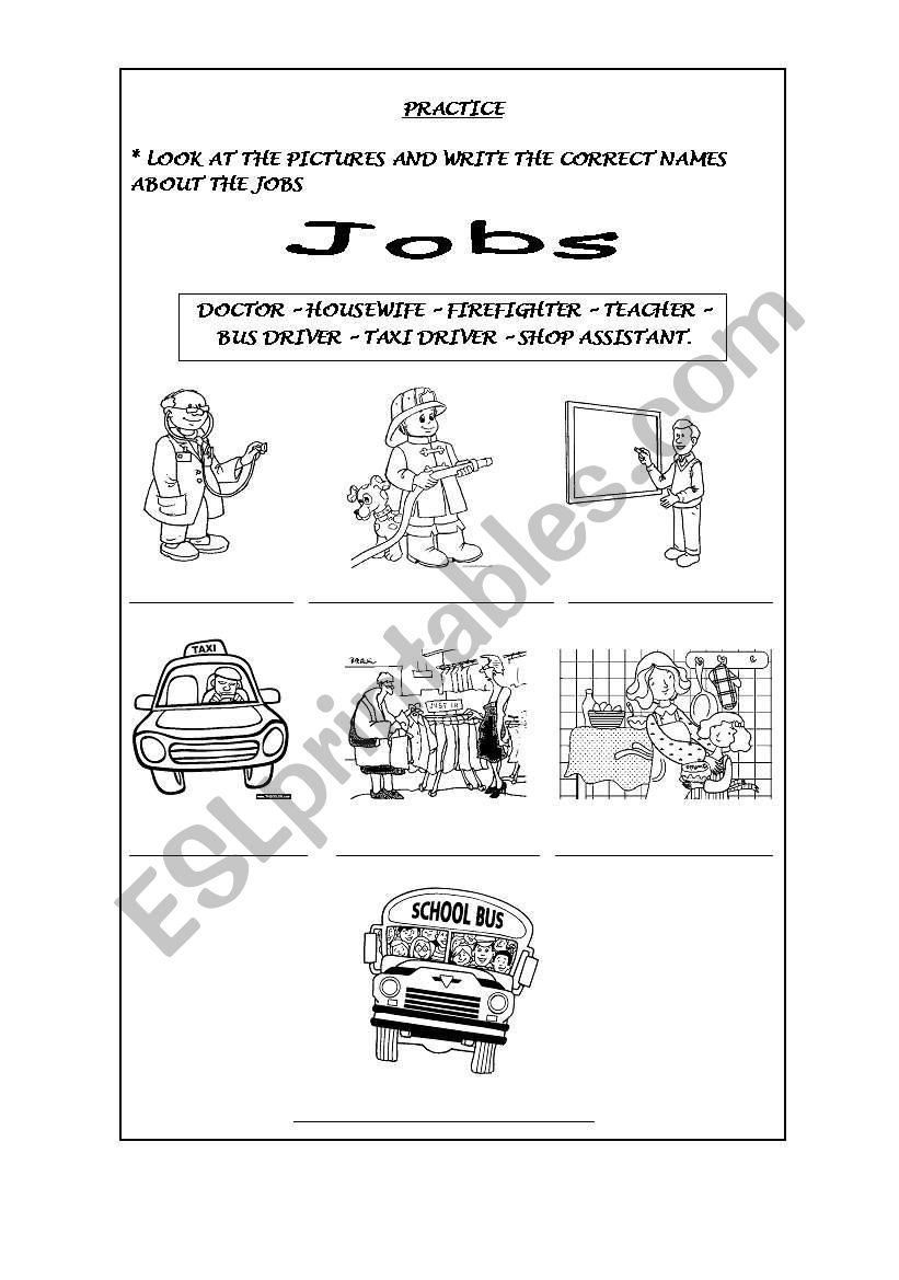 JOBS worksheet