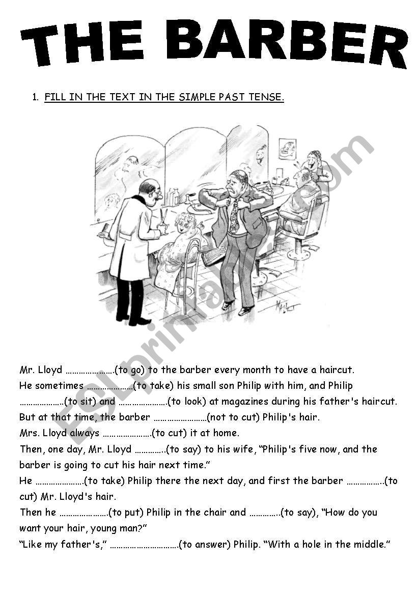 SIMPLE PAST STORY GAP FILL (PART 8)