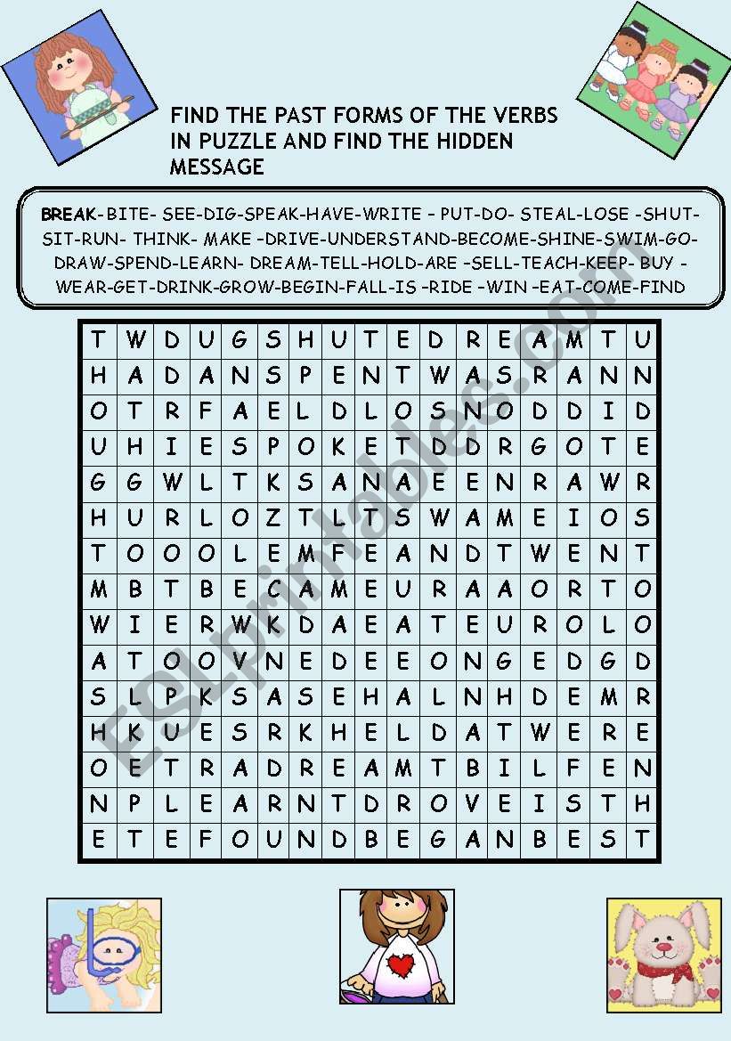 SEARCH AND FIND THE HIDDEN MESSAGE 