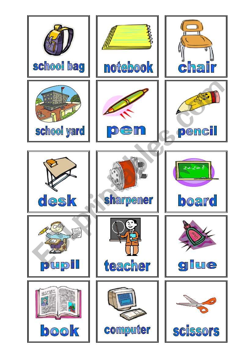 bingo - school - readers card - part two