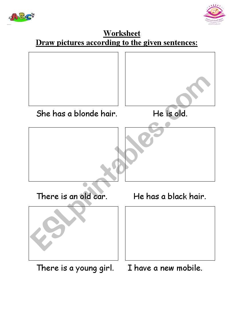 Describing people worksheet