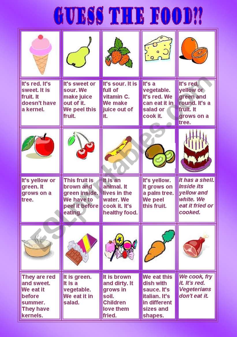 guess-the-food-esl-worksheet-by-majcek