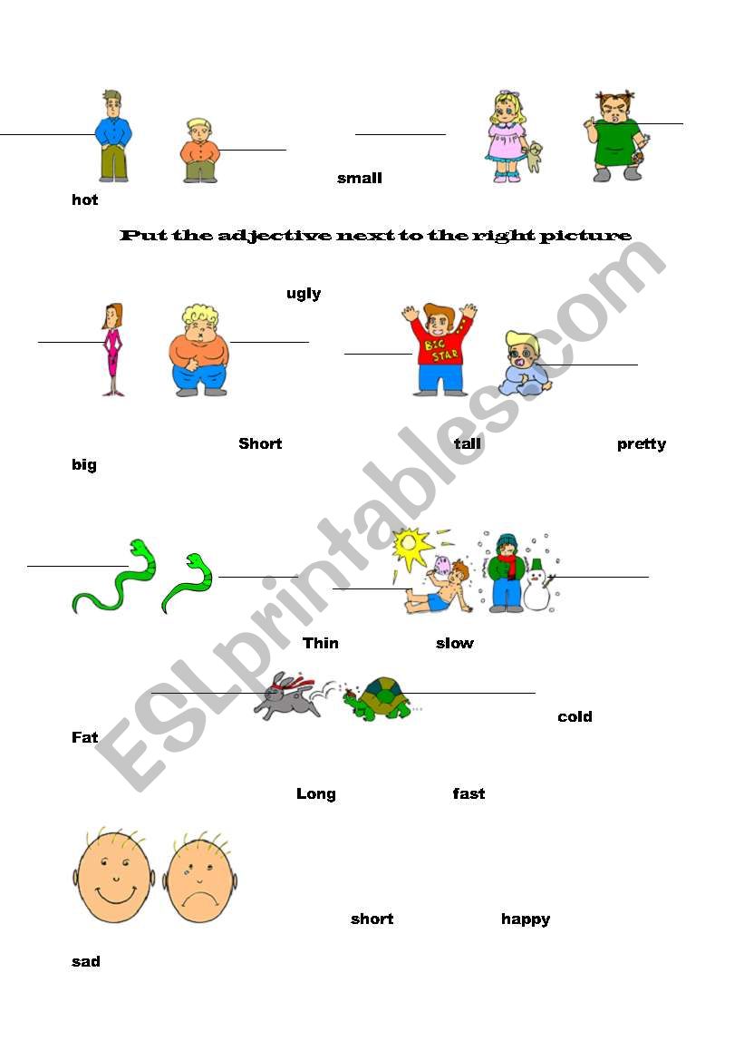 english-worksheets-basic-adjectives