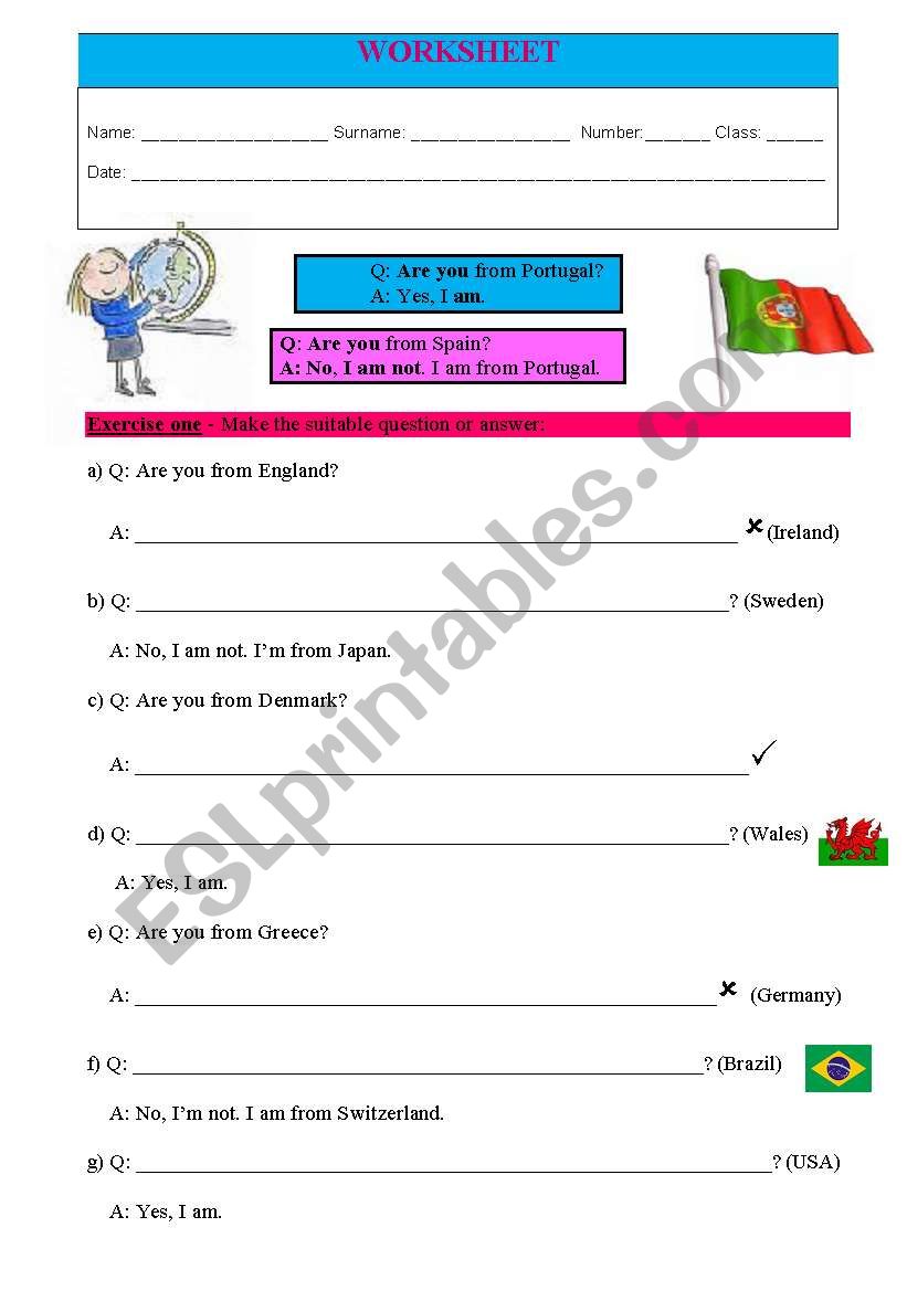 Are_you_from_Portugal worksheet