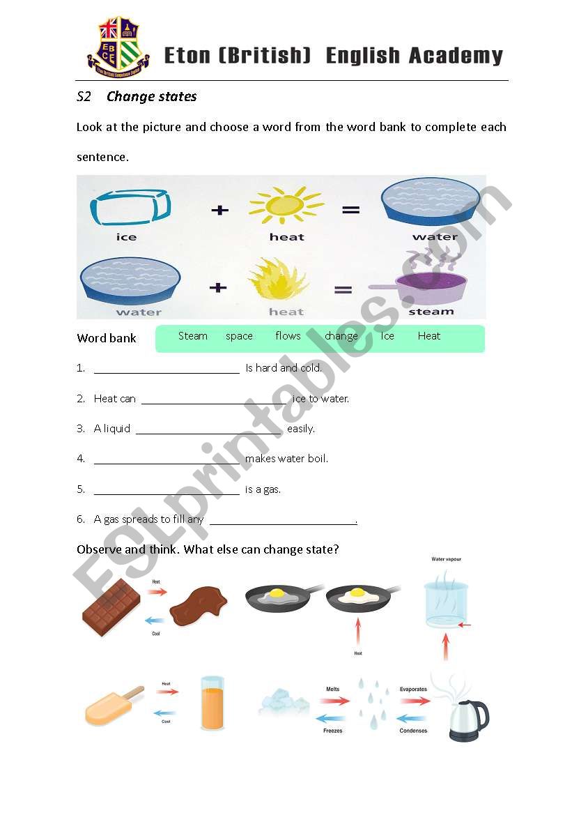 materials ws 2 worksheet