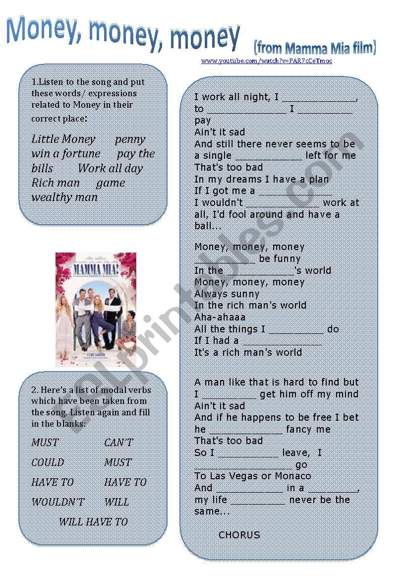 Money money song deals