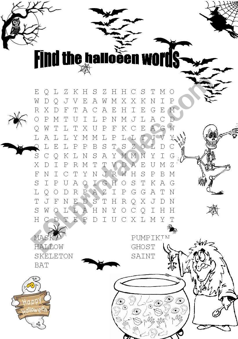 HALLOWEEN worksheet