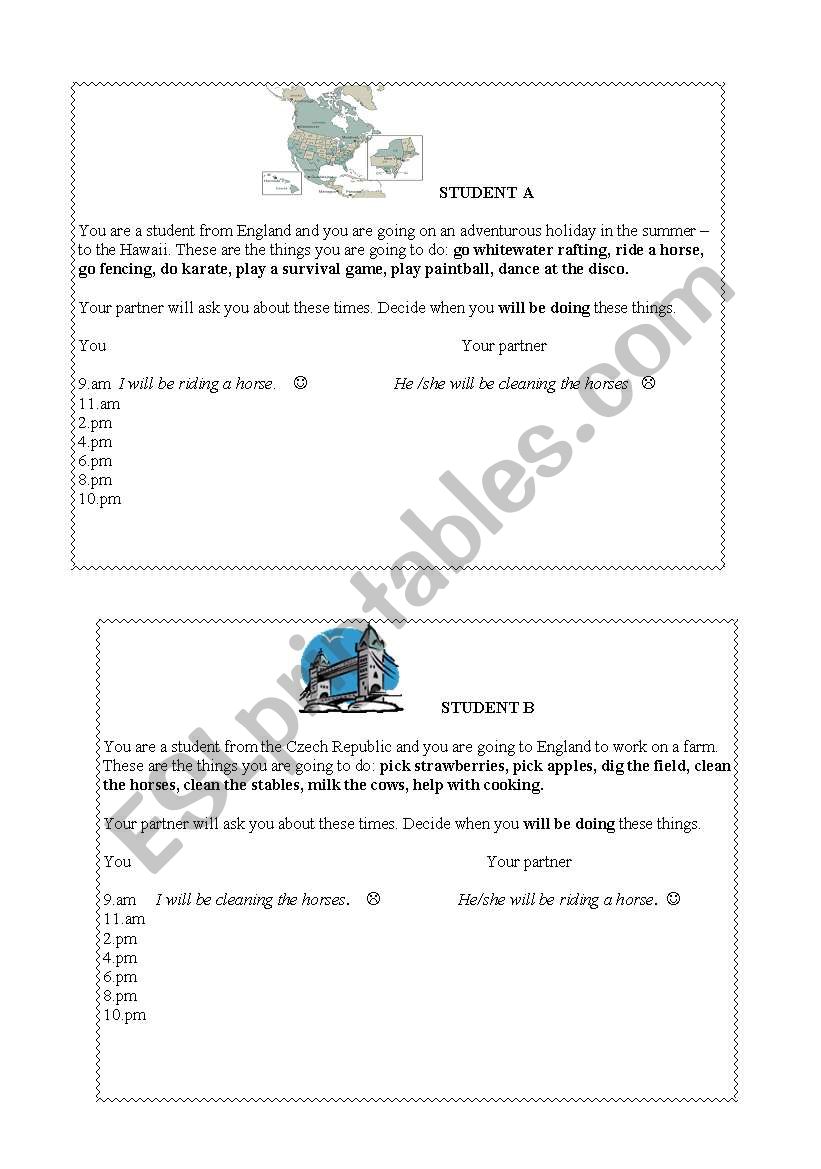 Summer vacation  worksheet