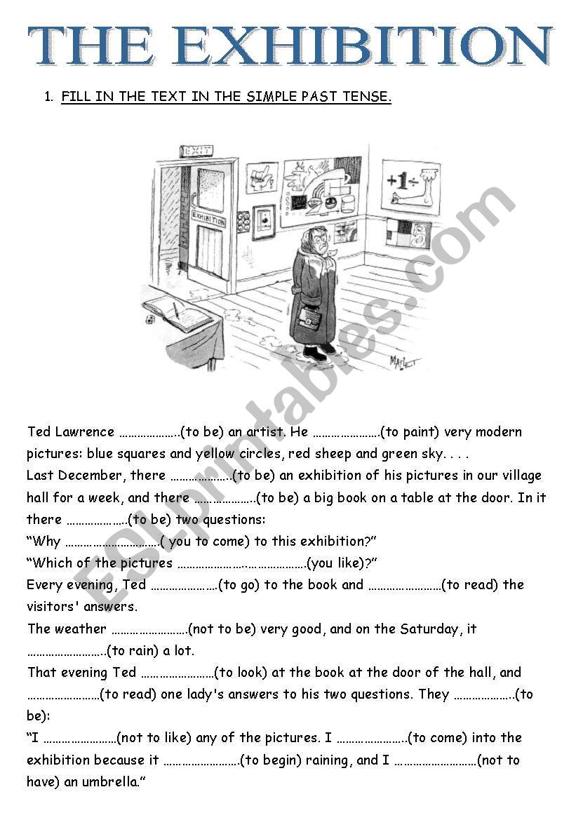 SIMPLE PAST STORY GAP FILL (PART 9)