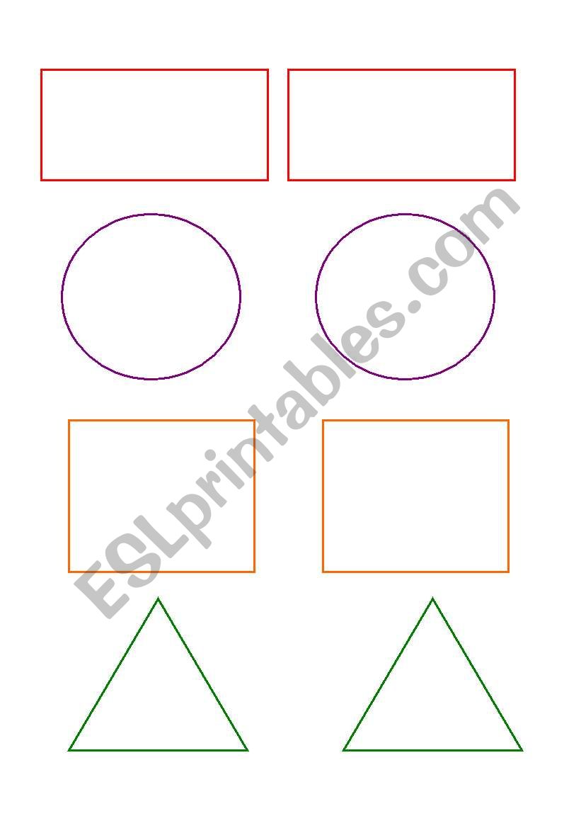 Shapes worksheet