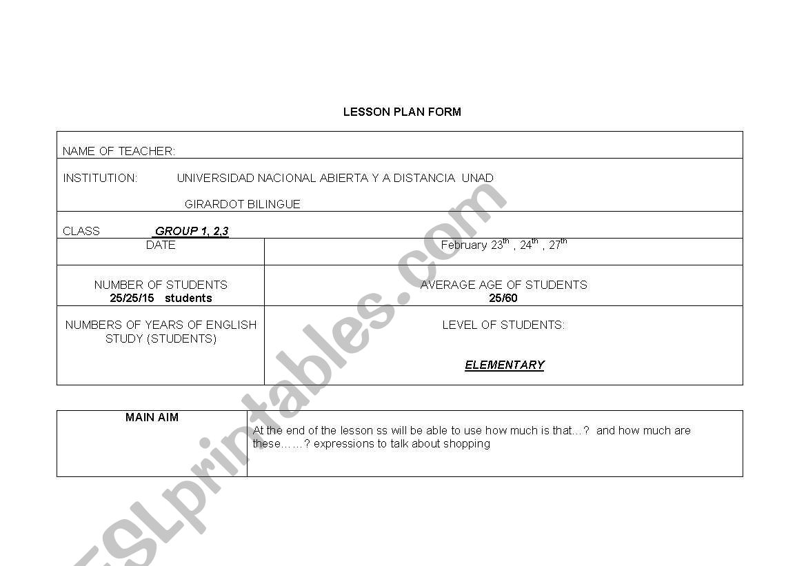 how much is it  worksheet